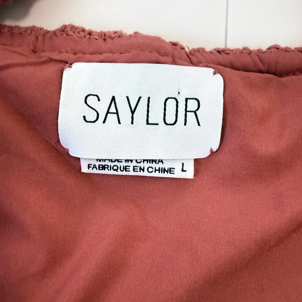 SAYLOR‎ Megara Short Jumpsuit Size L Dusty Rose